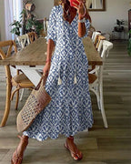 Vivienne | Leichtes Kleid mit V-Ausschnitt