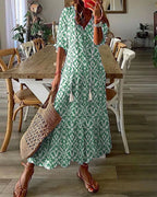 Vivienne | Leichtes Kleid mit V-Ausschnitt
