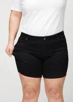 Tara | Figurformende Shorts in Unifarbe