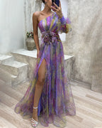 Isabelle | Raffiniertes Kleid mit Schlitz