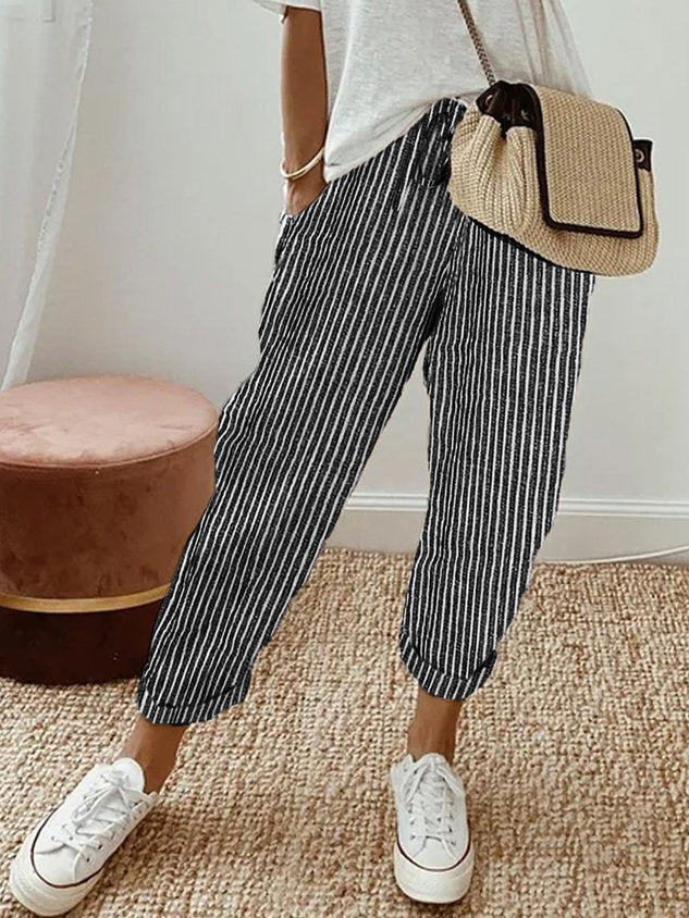 Vera | Leichte Sommerhose mit Leinen
