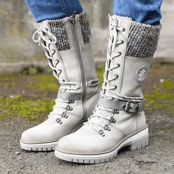Marlene | Hohe Stiefel mit elegantem Schaft