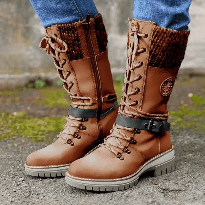 Marlene | Hohe Stiefel mit elegantem Schaft