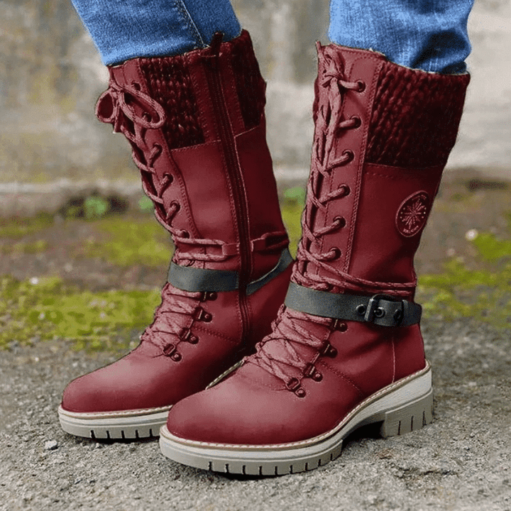Marlene | Hohe Stiefel mit elegantem Schaft
