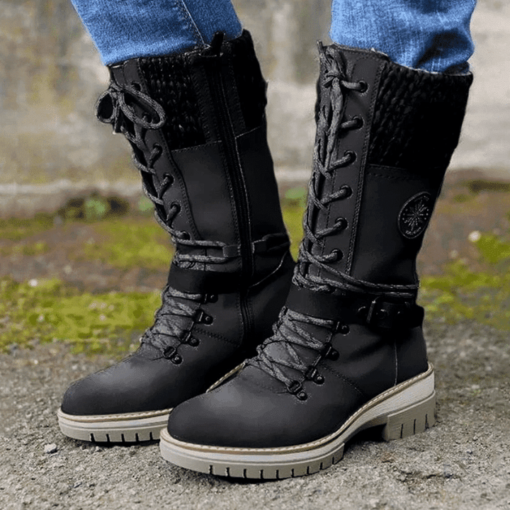 Marlene | Hohe Stiefel mit elegantem Schaft