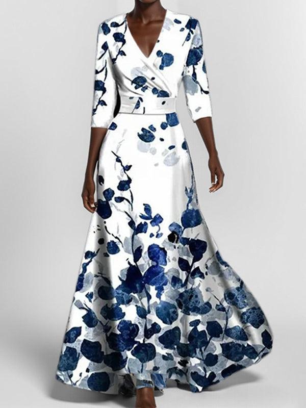 Vera | Elegantes Maxi-Kleid mit Ärmeldetail