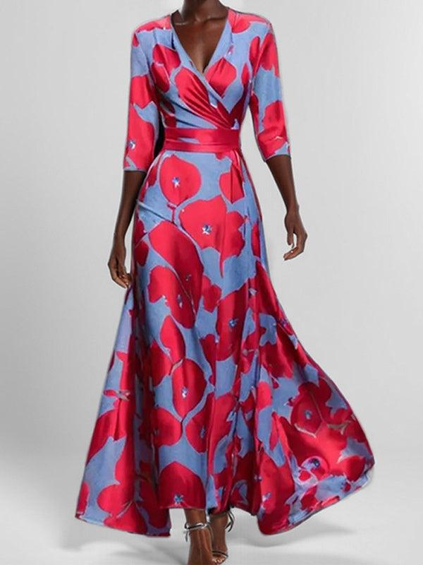 Vera | Elegantes Maxi-Kleid mit Ärmeldetail