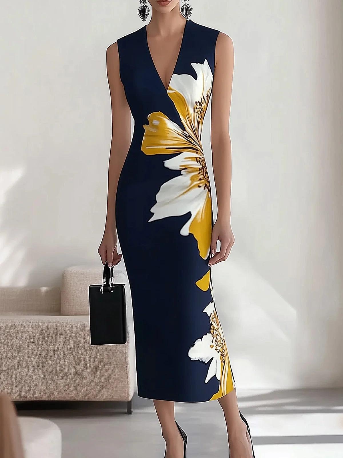 Vera | Festliches Midi-Kleid mit Strandcharme