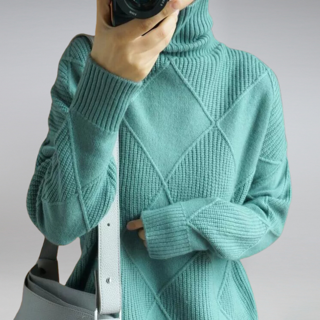 Vera | Weicher Strickpullover in Zartrosa
