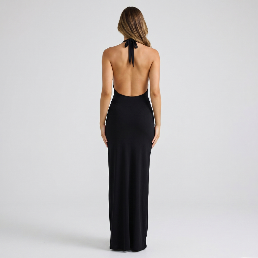Vera | Elegantes Abendkleid in Mitternachtsblau