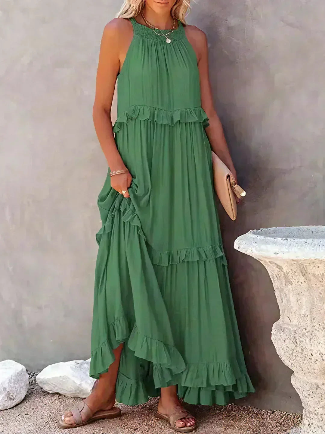 Vera | Kleid mit romantischem Rüschenabschluss
