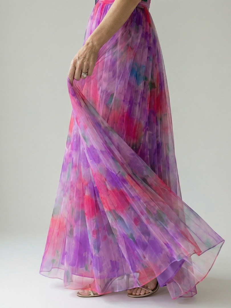 Liesbeth | Weiches Wickel-Maxi-Kleid