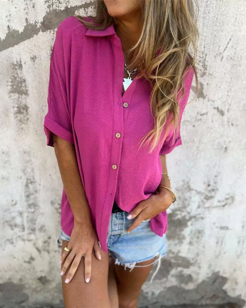 Vera | Luftige Bluse mit Rüschendetail