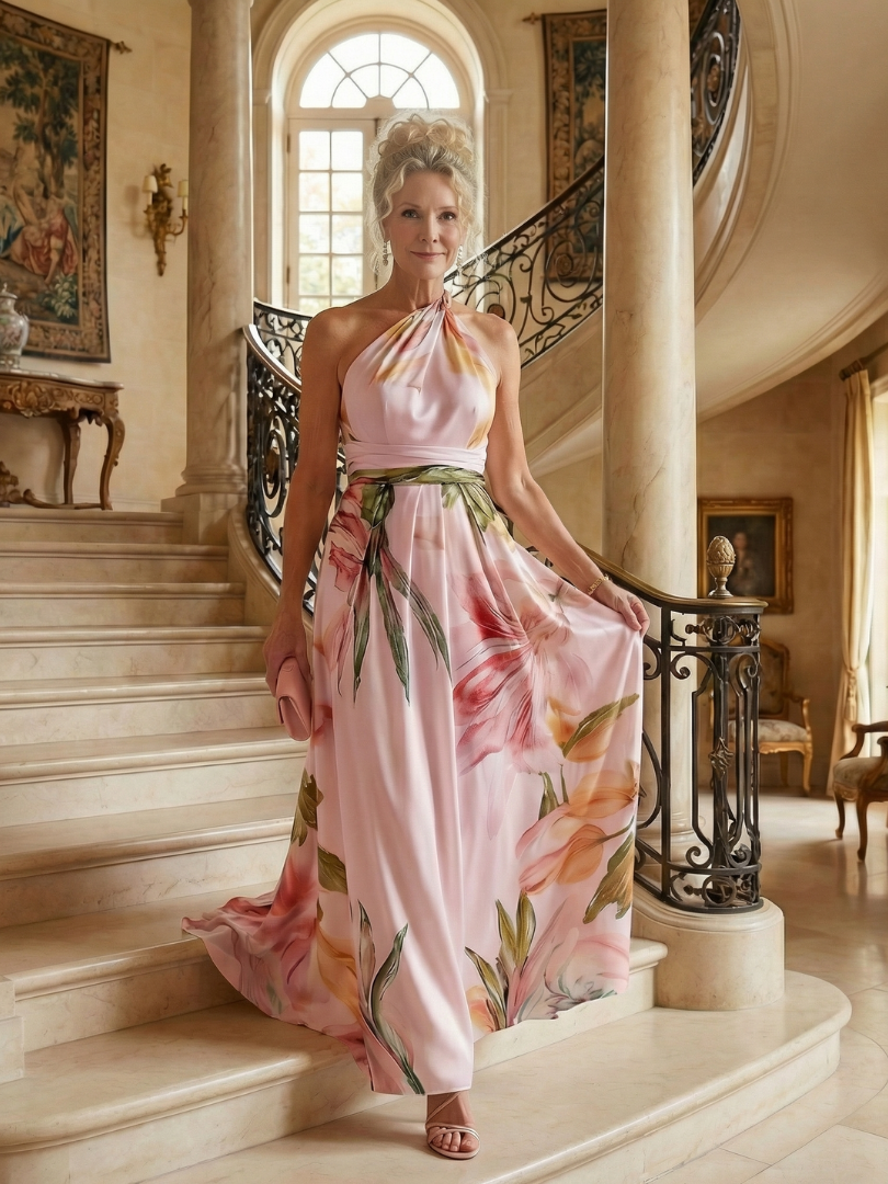 Philippa | Leichtes Blumenkleid Maxi