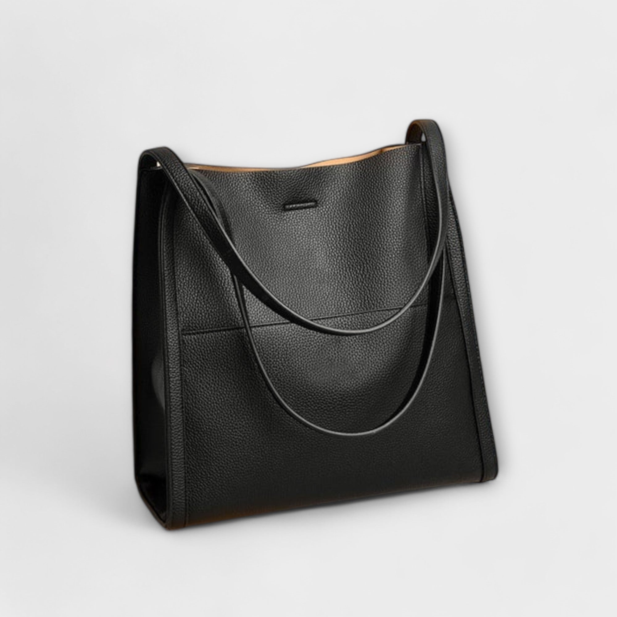 Klara | Handgefertigte Ledertasche mit Ziernähten