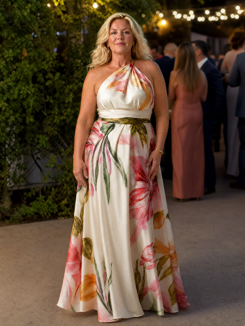 Philippa | Leichtes Blumenkleid Maxi