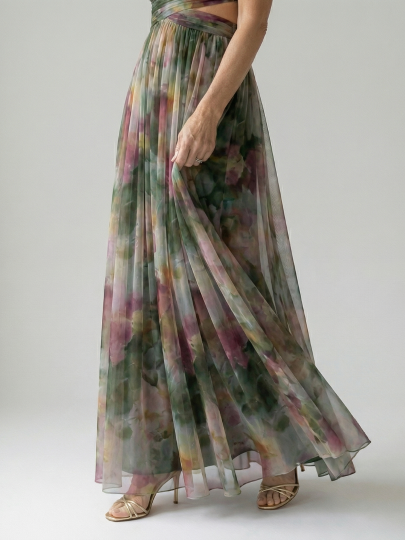 Liesbeth | Weiches Wickel-Maxi-Kleid