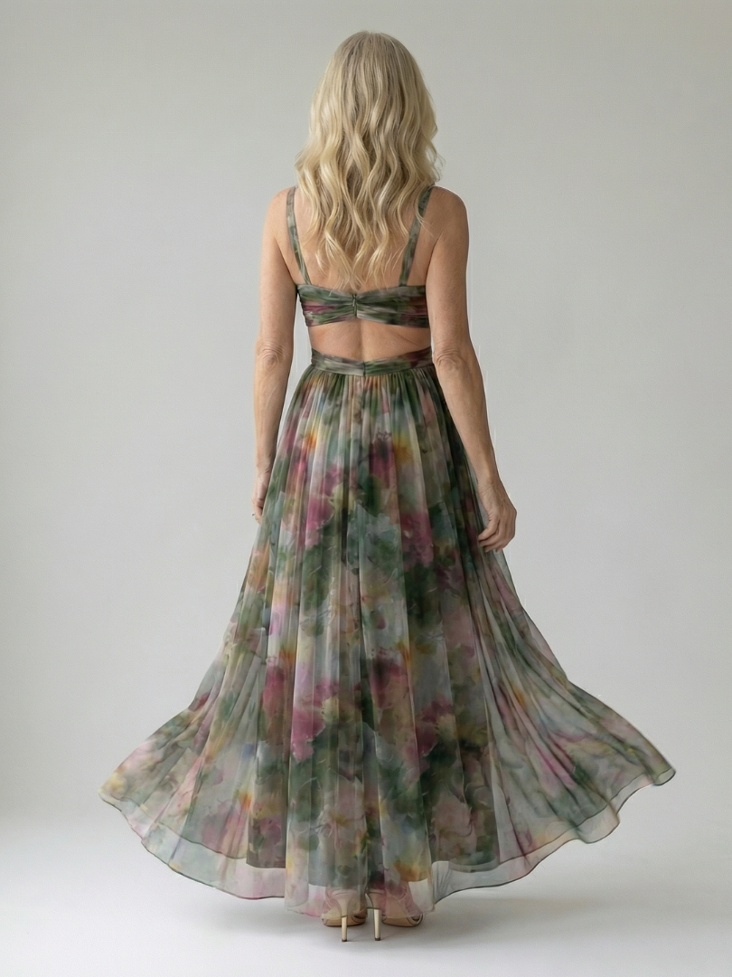 Liesbeth | Weiches Wickel-Maxi-Kleid