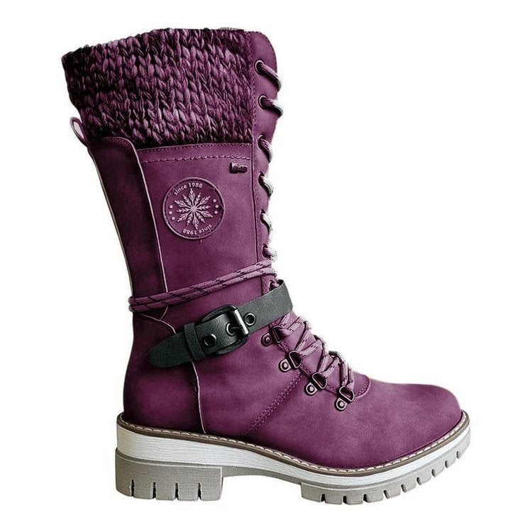 Marlene | Hohe Stiefel mit elegantem Schaft