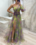 Isabelle | Raffiniertes Kleid mit Schlitz
