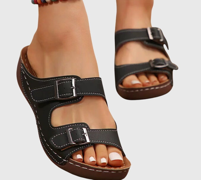 Petra | Komfortable Sandalen mit Fußstütze