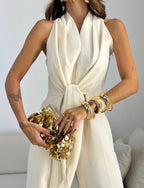 Carol | Jumpsuit mit Knotendetail