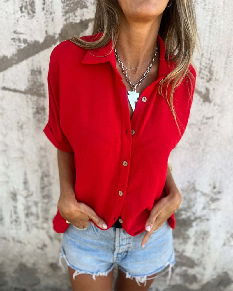 Vera | Luftige Bluse mit Rüschendetail
