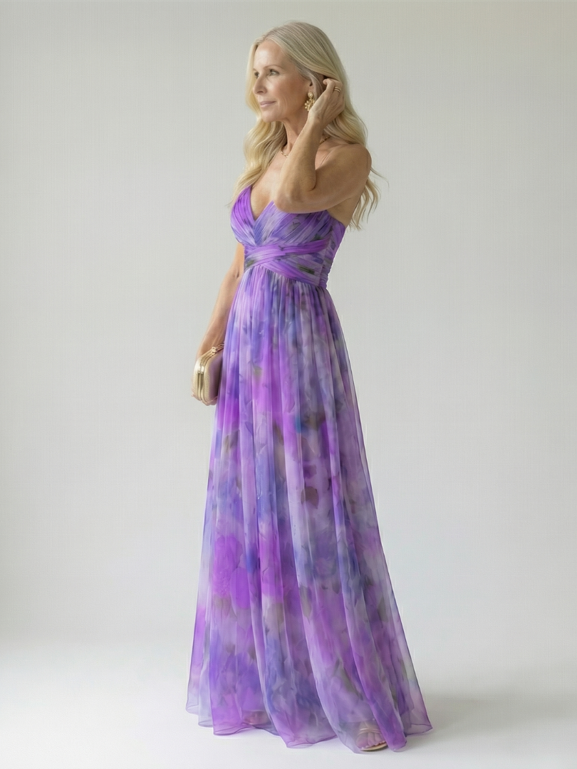 Liesbeth | Weiches Wickel-Maxi-Kleid