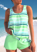Petra | Gestreiftes Tankini-Set mit Leichtigkeit