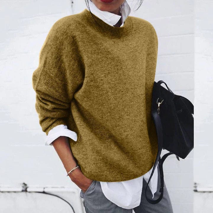 Vera | Weicher Strickpullover mit Rundhalsausschnitt