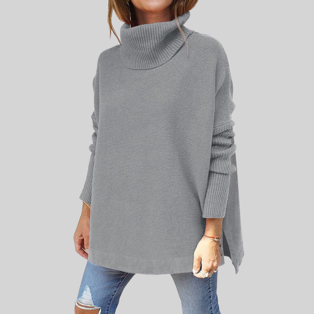 Vera | Weiter Pullover mit Rollkragen