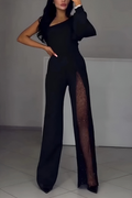 Frieda | Luftiger Jumpsuit mit Palazzo-Beinen