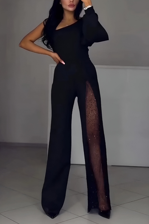 Frieda | Luftiger Jumpsuit mit Palazzo-Beinen