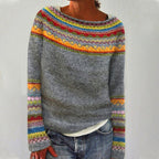 Lena | Kuscheliger Strickpullover mit Rundhals