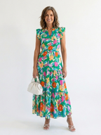 Vera | Florales Midi-Kleid mit Charme