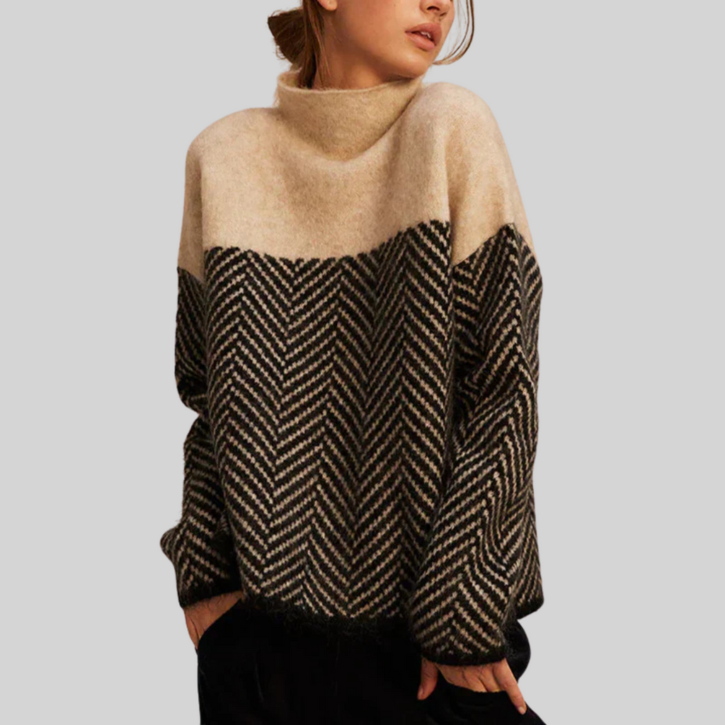 Vera | Kuscheliger Strickpullover mit Rundhalsausschnitt