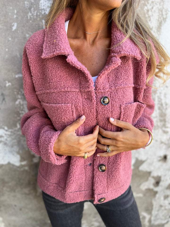 Mathilde | Strukturierte Jacke mit Knotendetail
