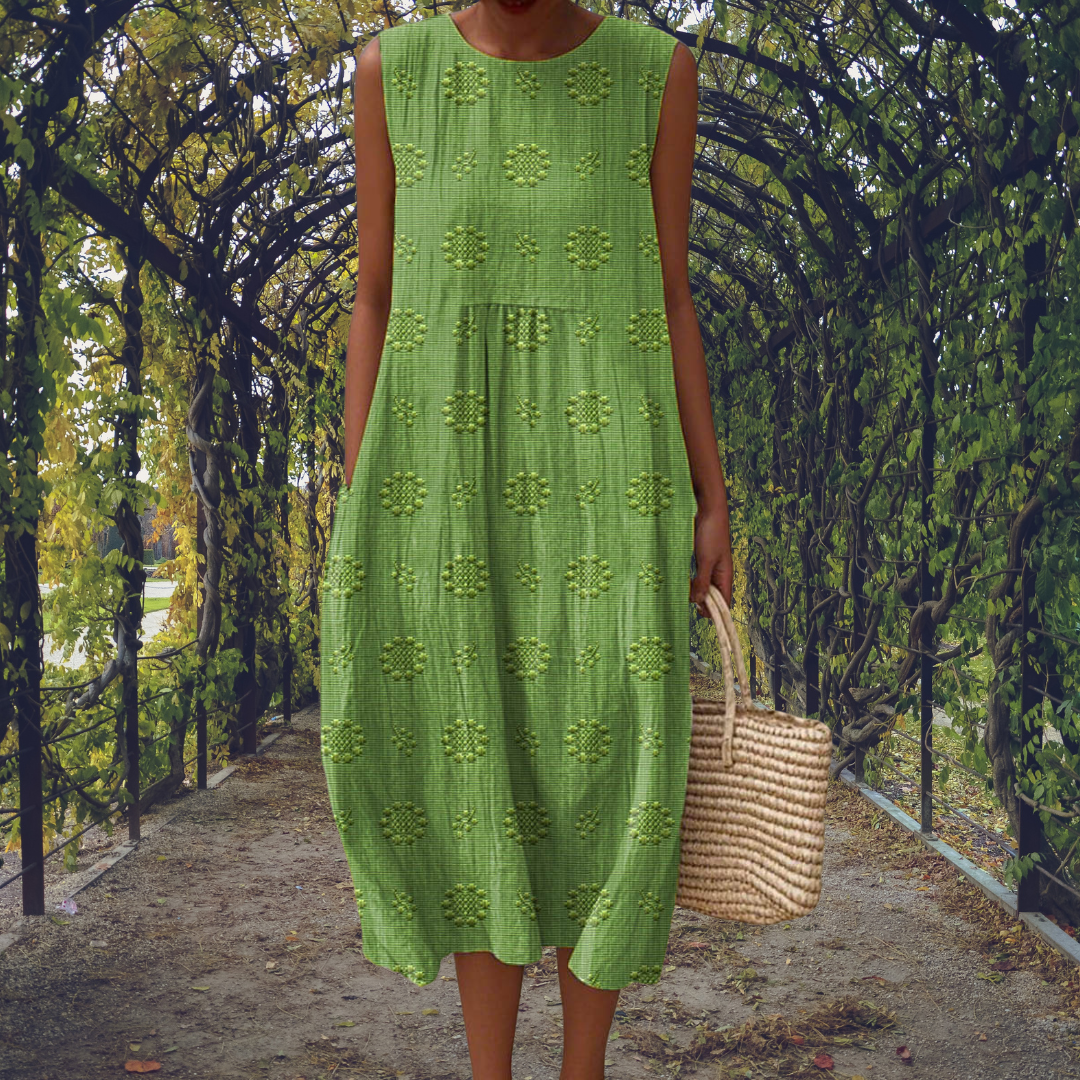 Mathilda | Ärmelloses Kleid mit Seitentaschen
