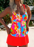 Vera | Verspieltes Blumen-Tankini-Kleid