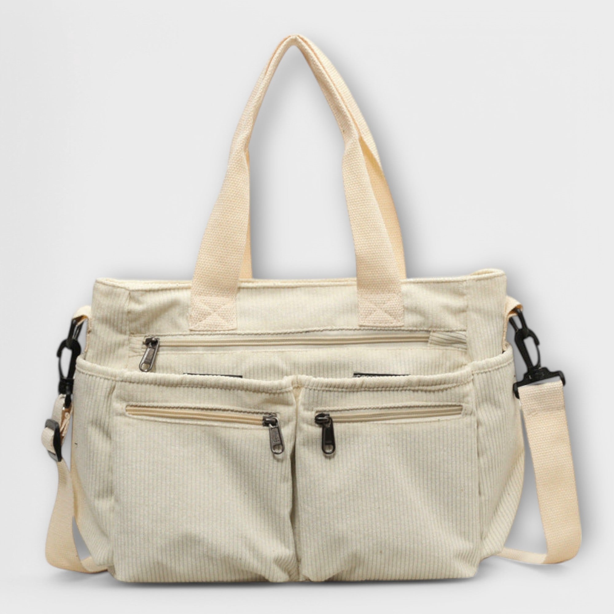 Lena | Stilvolle Schultertasche aus Stoff