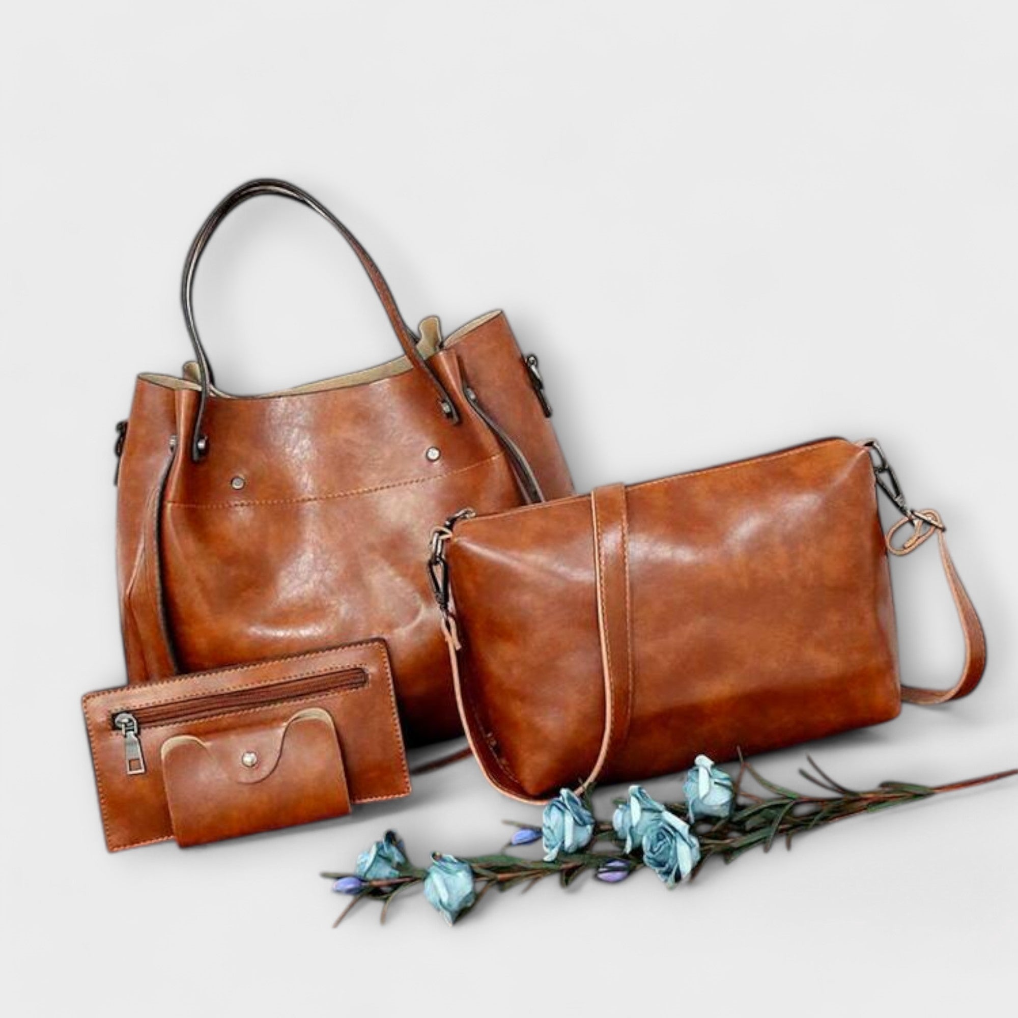 Petra | Klassisches Handtaschen-Set im Vintage-Stil