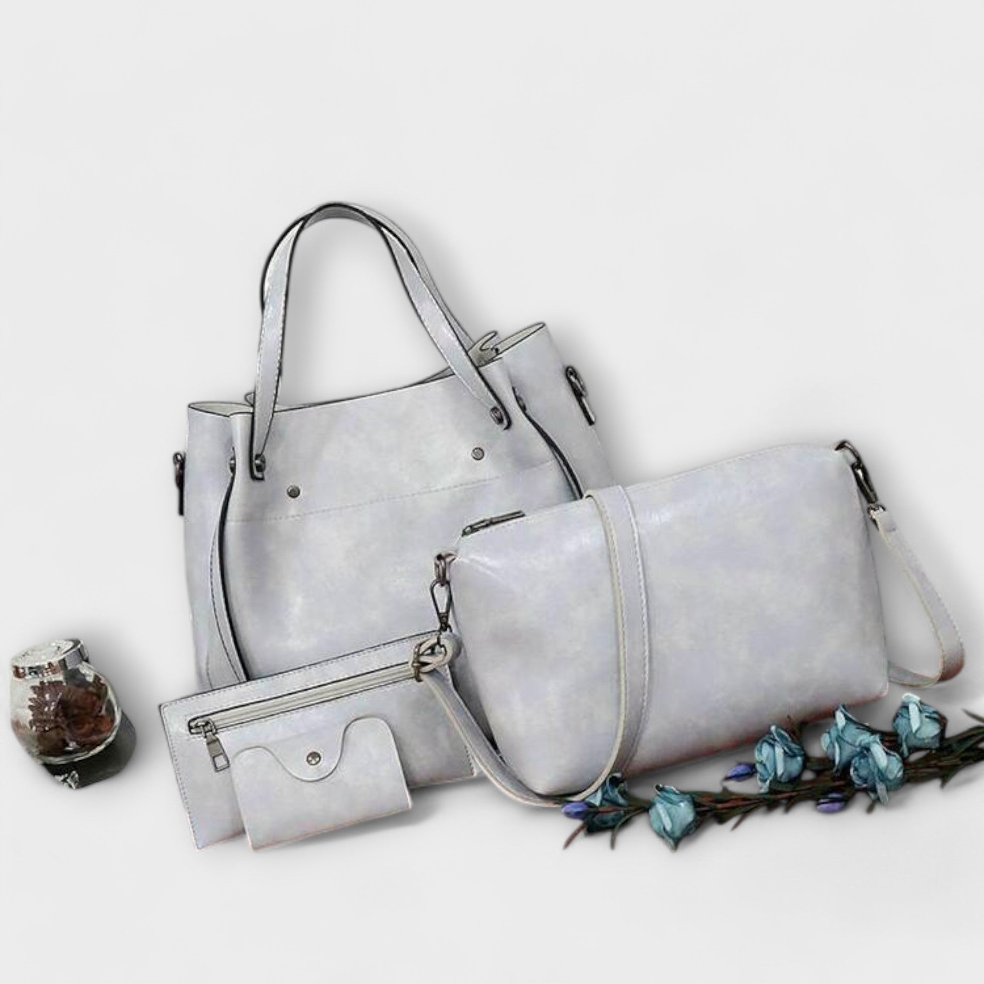 Petra | Klassisches Handtaschen-Set im Vintage-Stil