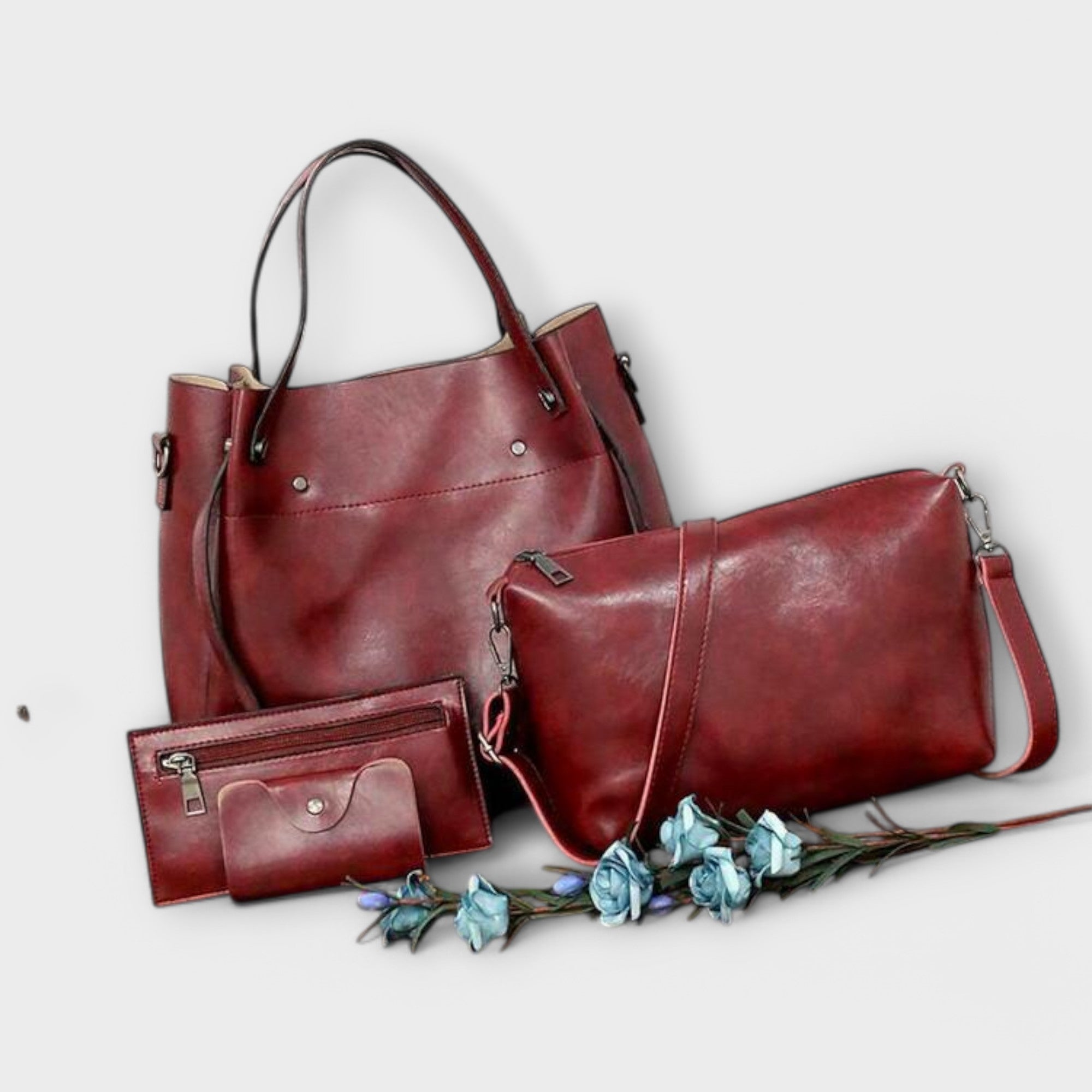 Petra | Klassisches Handtaschen-Set im Vintage-Stil