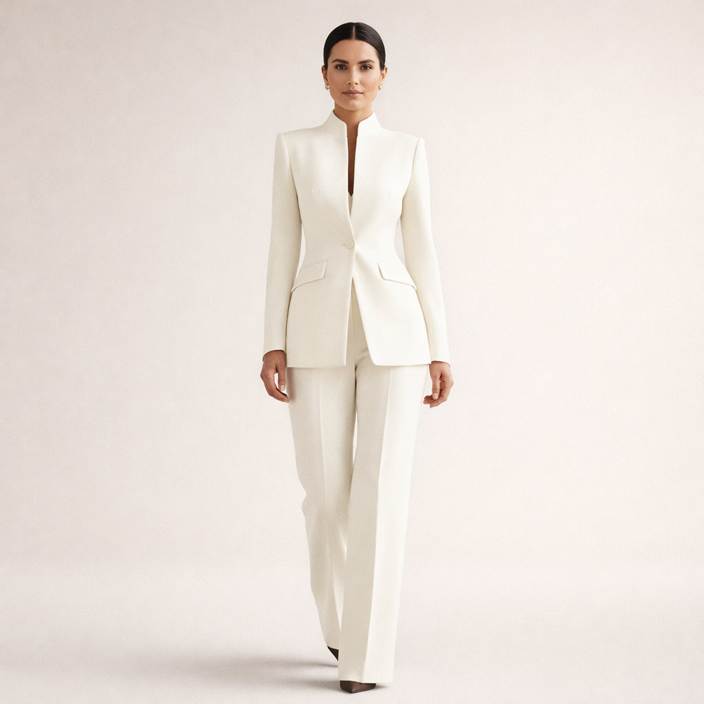 Vera | Eleganter Hosenanzug mit Struktur