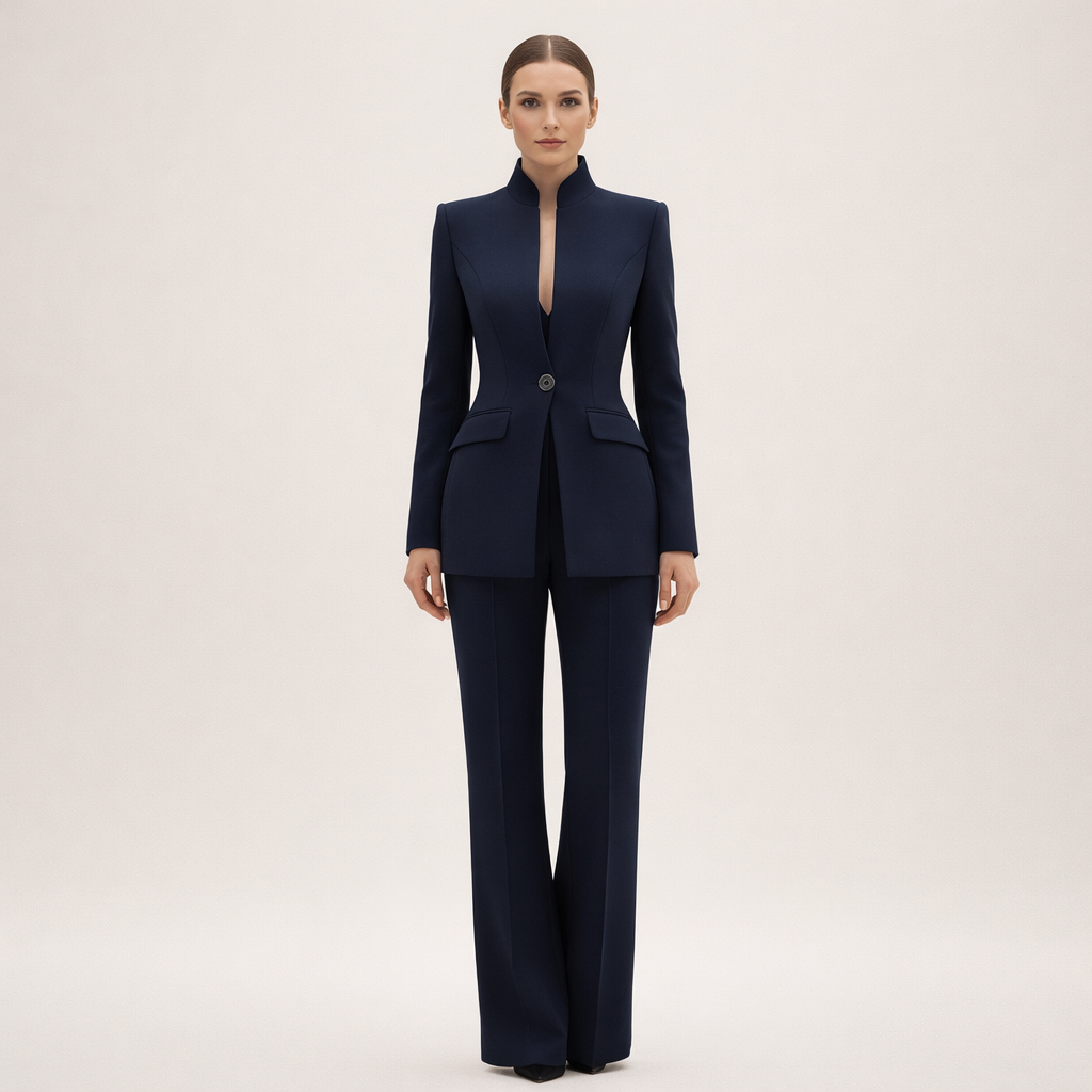 Vera | Eleganter Hosenanzug mit Struktur