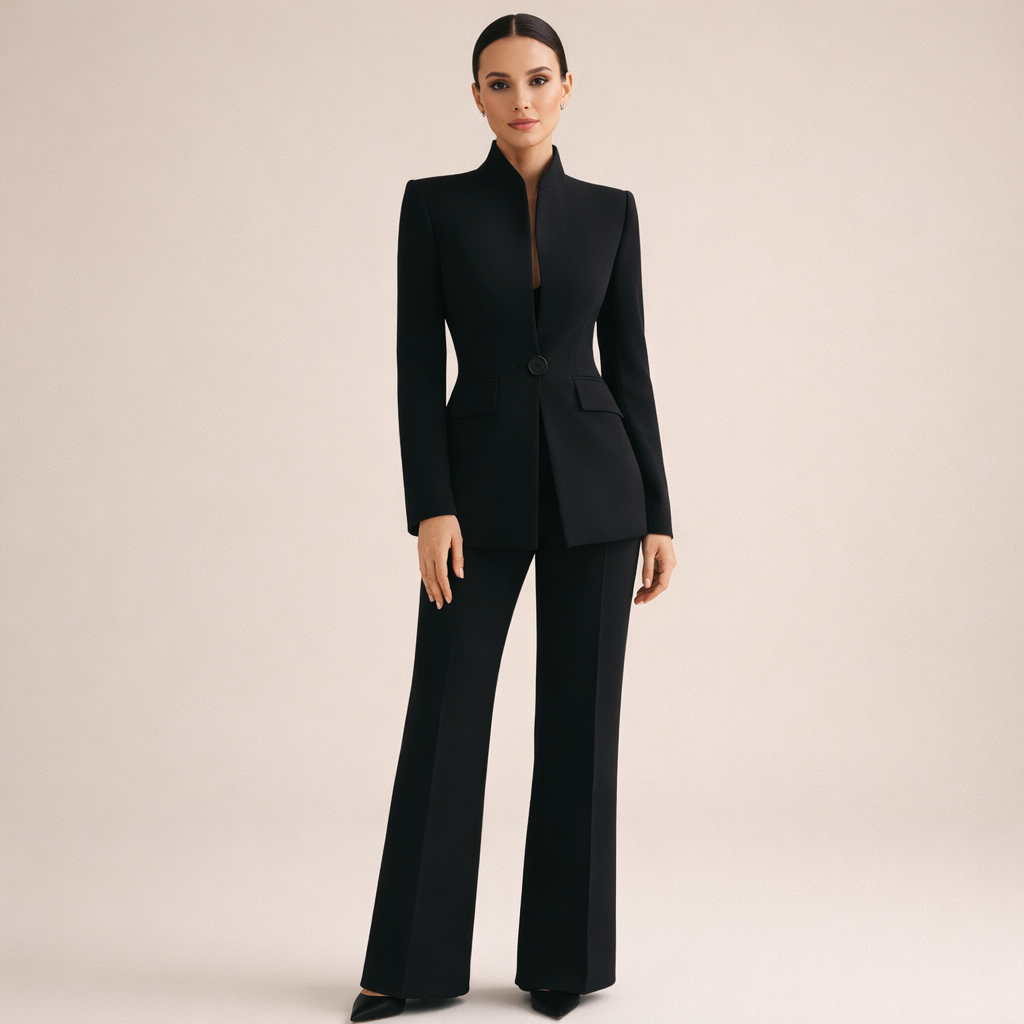 Vera | Eleganter Hosenanzug mit Struktur