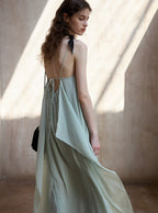 Franziska | Leichtes Sommerkleid in Sandfarben