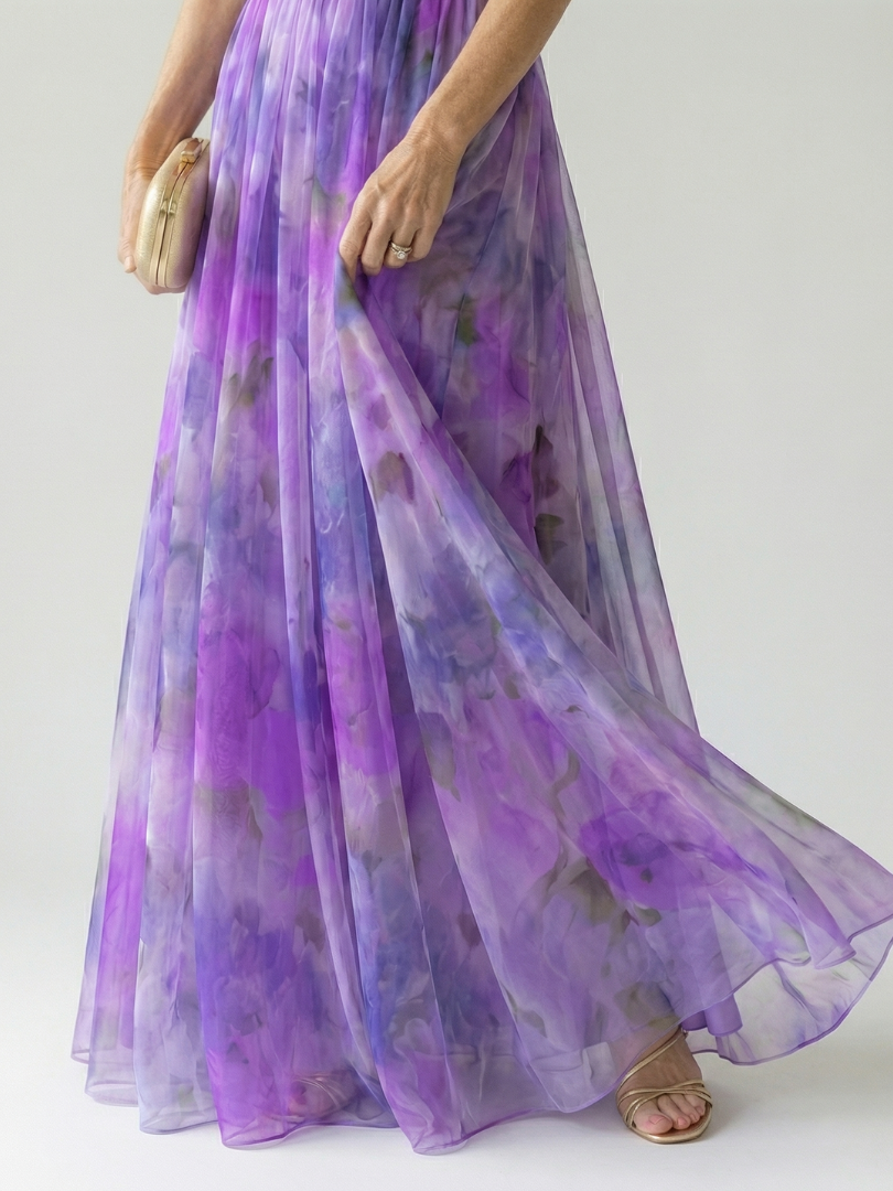 Liesbeth | Weiches Wickel-Maxi-Kleid