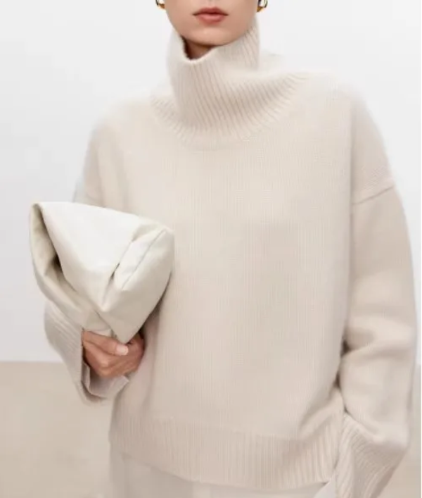 Klara | Rollkragenpullover in weichem Strick