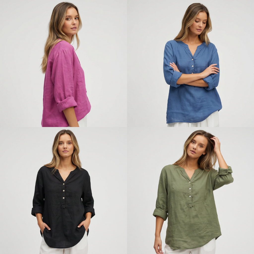 Tanja | Luftige Bluse mit fließendem Schnitt